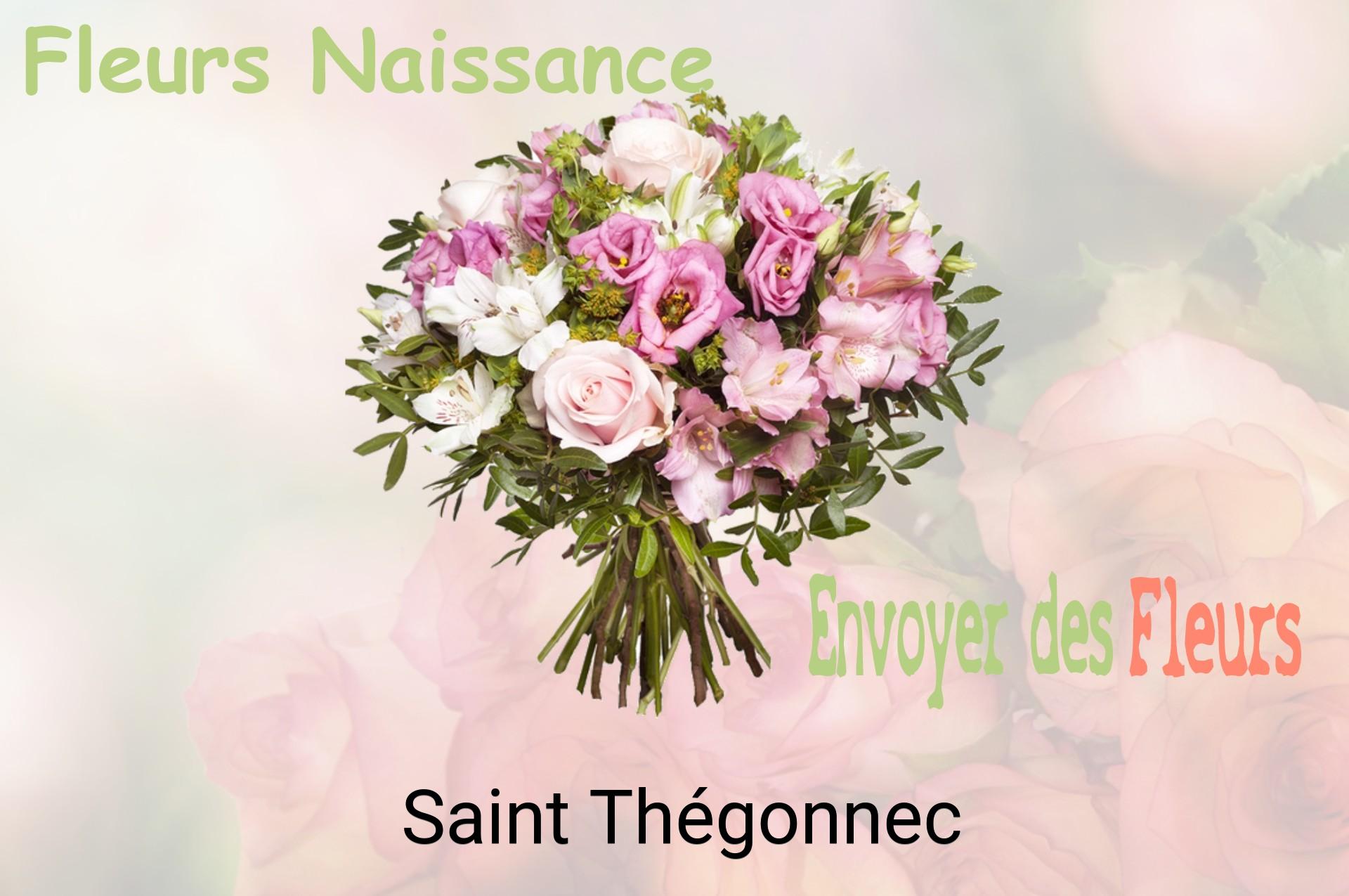 Bouquet de fleurs de naissance livré à Saint-Thégonnec